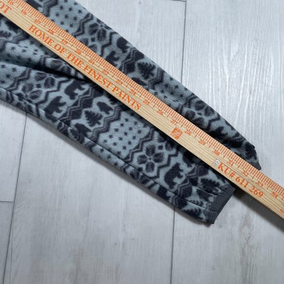 Chubbies Men’s XL The Bear Hug Quarter Zip Fleece Pullover Blue Grey Christmas - Picture 11 of 11